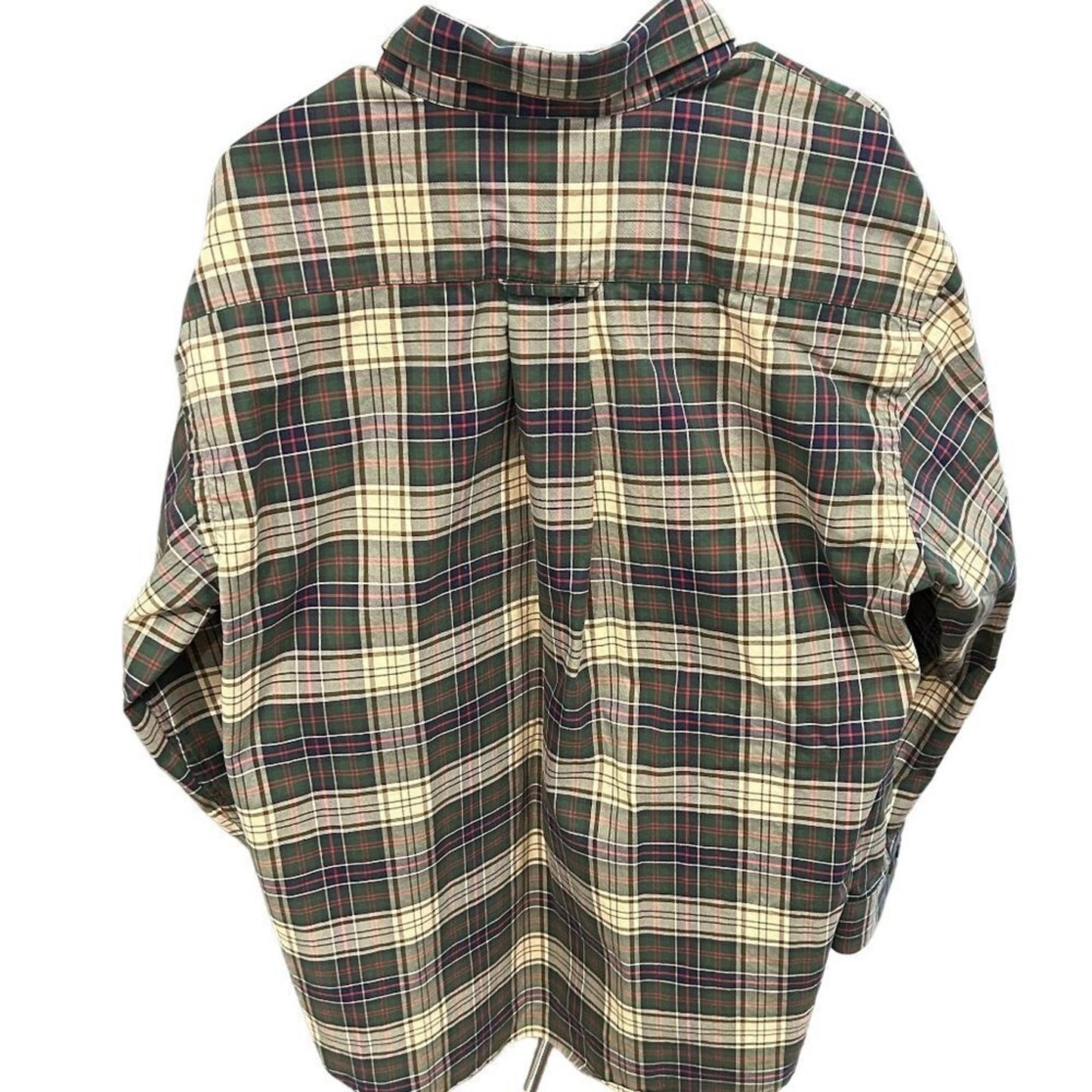 ORVIS SIGNATURE TWILL Mens Button Up Long Sl. Shirt Quality Cotton SZ XL #L1375