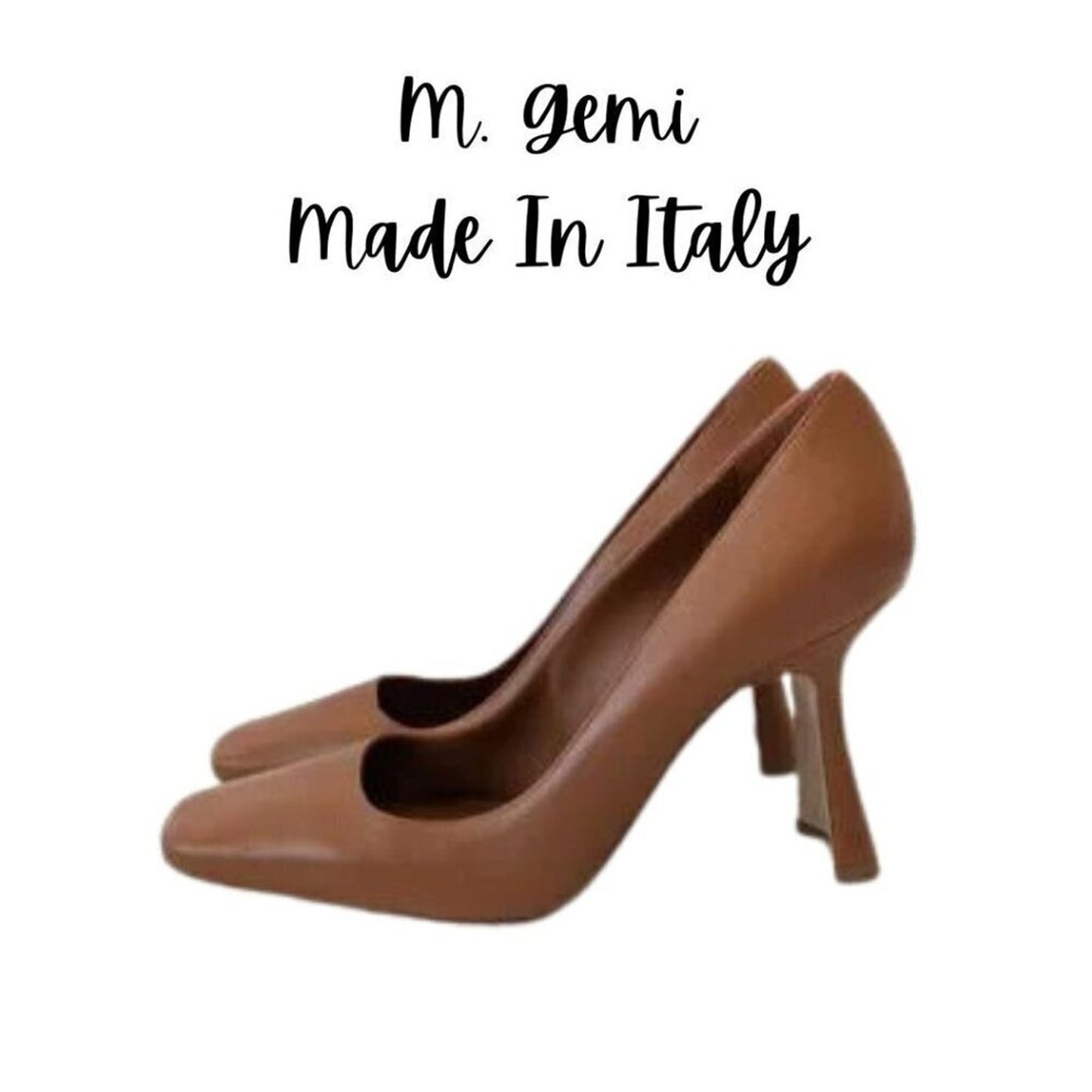 M. Gemi Marlena Heels Brown 36.5 US Size 6 Pumps Career Cocktail Evening #S3