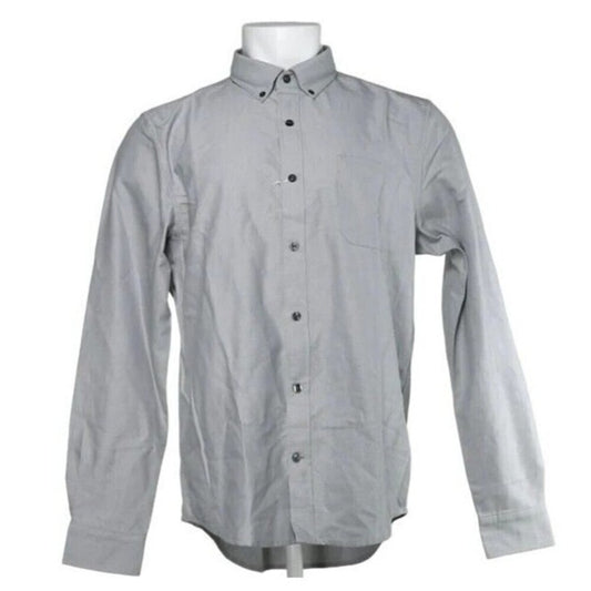 Mark Weldon Men's Button Down Shirt Gray Size X-Large #F1239