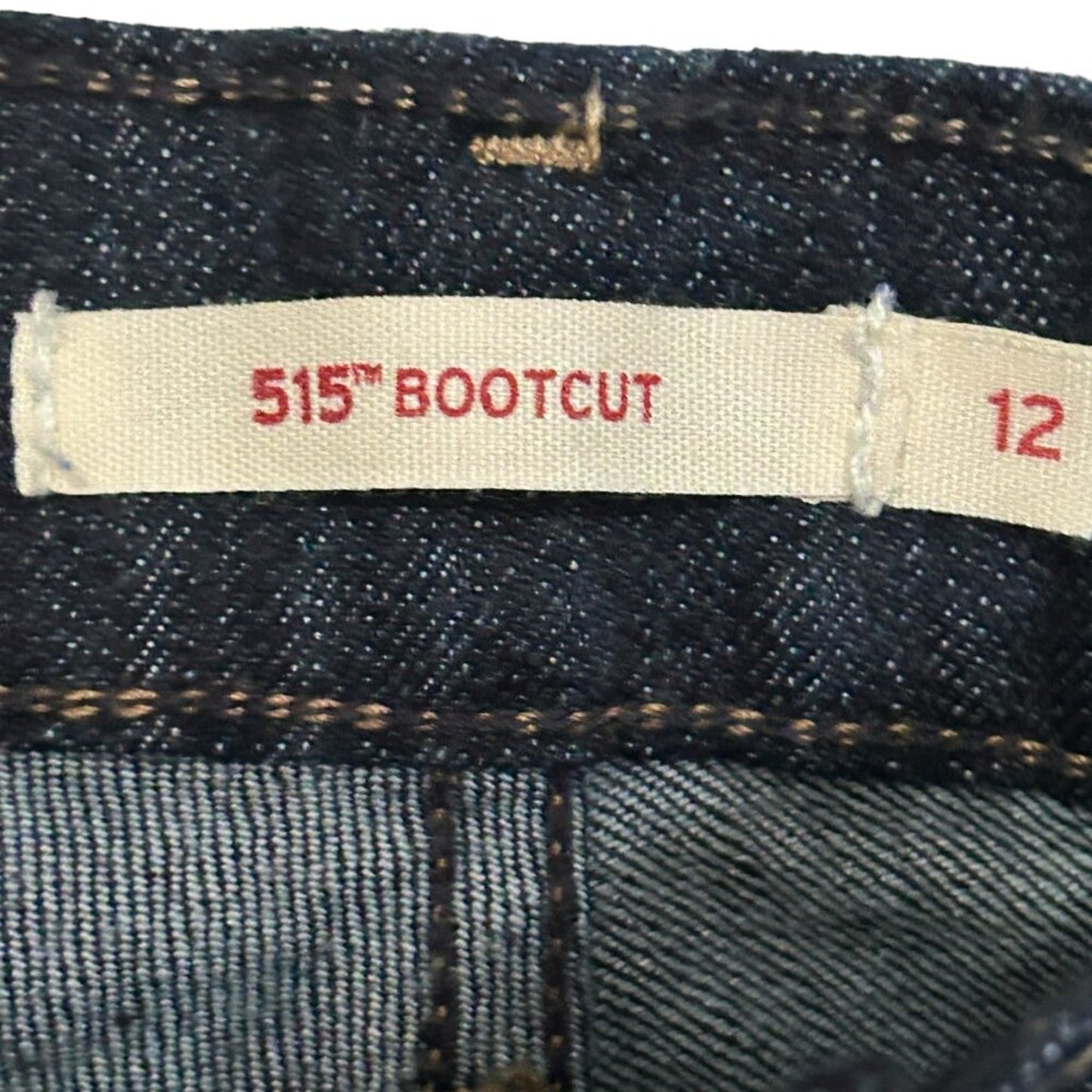 Levi's 515 Boot Cut Jeans Women's Size 34 x 31 Mid Rise Med. Blue NWT