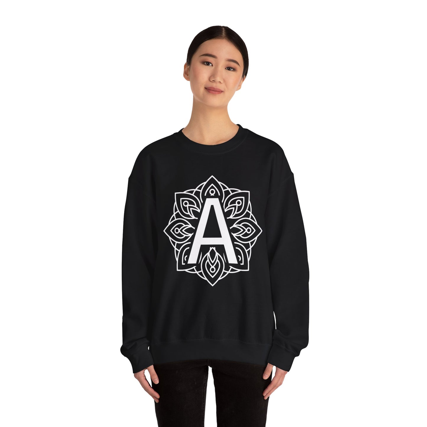 Monogram Sweatshirt "A" Unisex Crewneck -