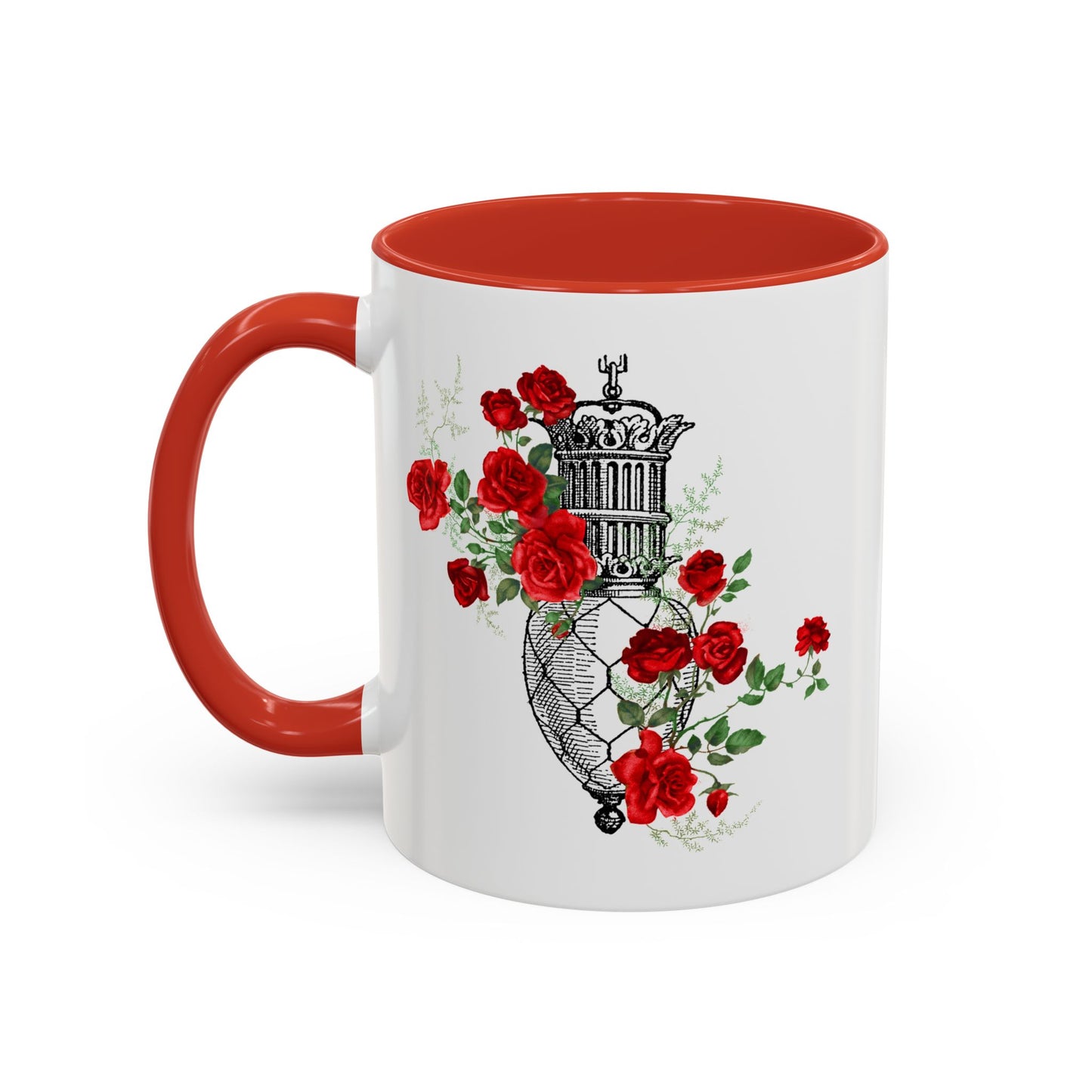 Mug - Red Roses Coffee Lovers Gift