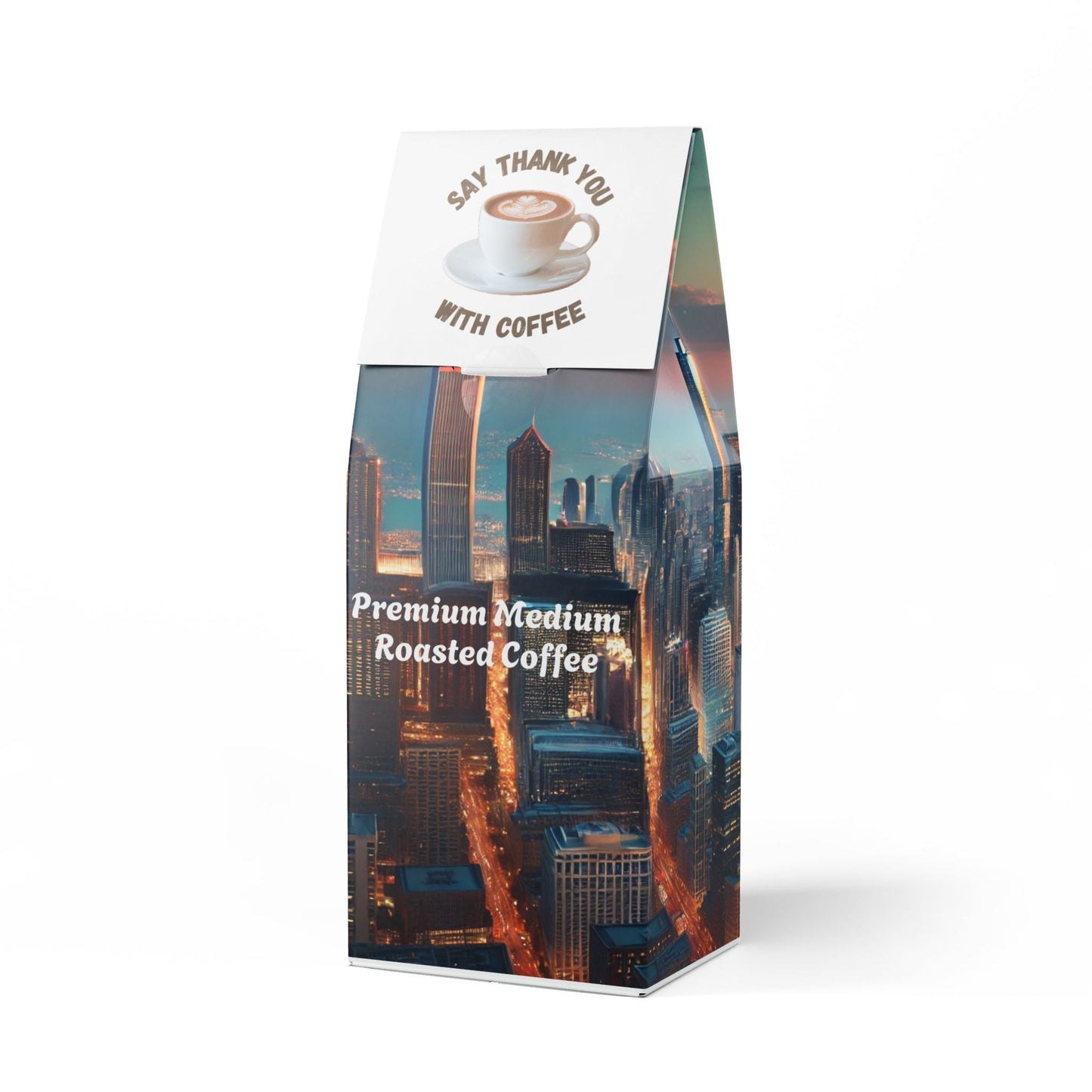 Coffee - Chicago Premium Coffee Blend (Medium Roast) Chicago Skyline I Coffee Lovers I online coffee I Coffee Gift