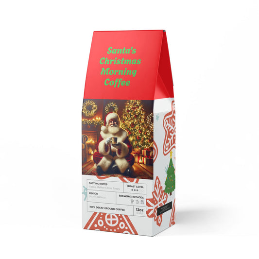 Santa's Christmas Morning Decaf Coffee Blend Medium Roast Coffee