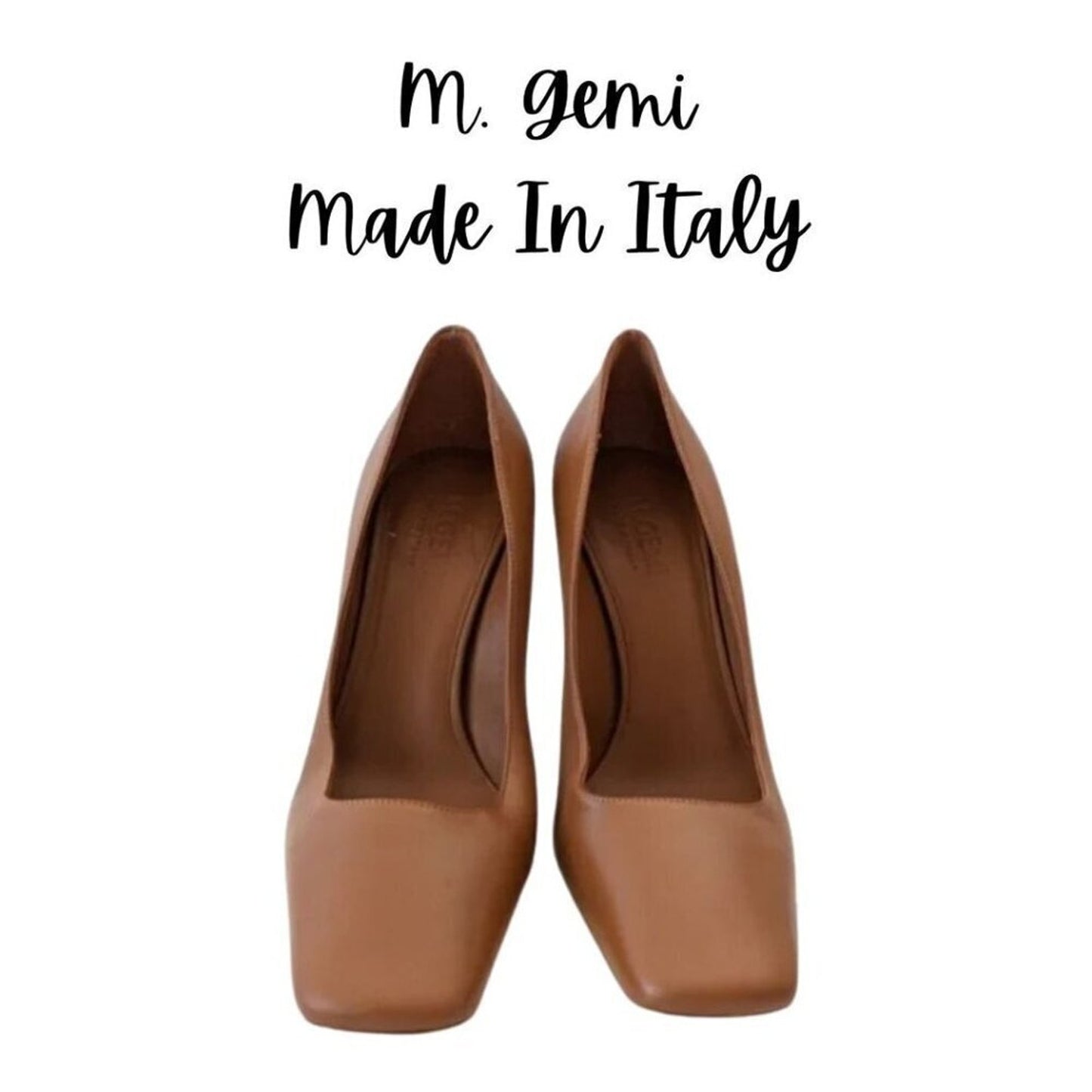 M. Gemi Marlena Heels Brown 36.5 US Size 6 Pumps Career Cocktail Evening #S3