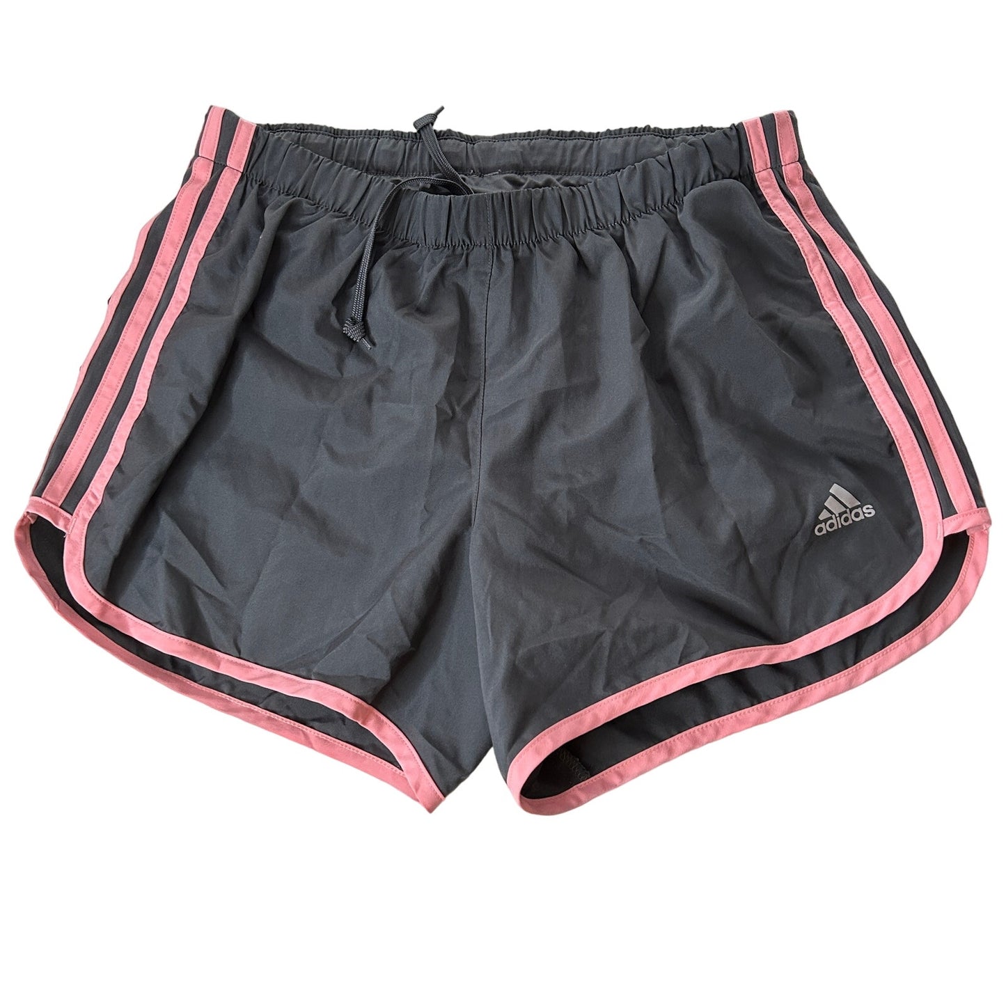 Adidas  Women's M20 4" Run Marathon Shorts Black Pink Sz. S-4"