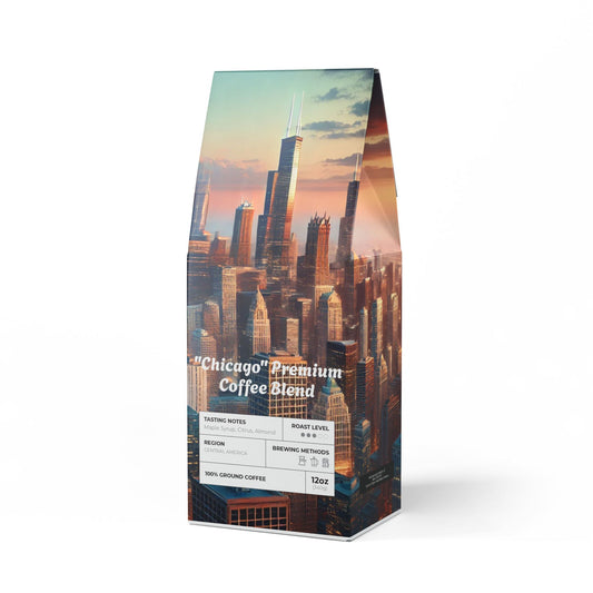 Coffee - Chicago Premium Coffee Blend (Medium Roast) Chicago Skyline I Coffee Lovers I online coffee I Coffee Gift