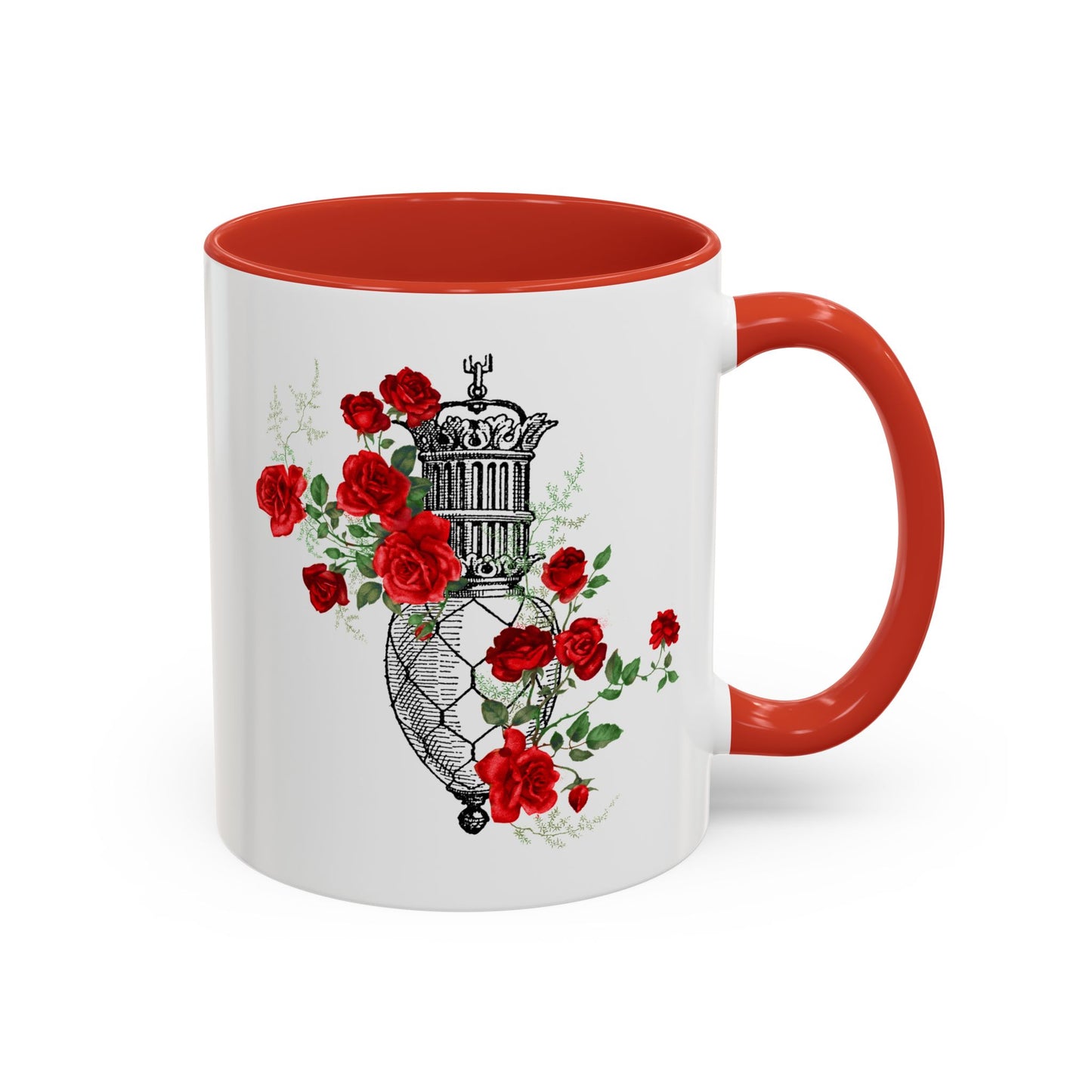 Mug - Red Roses Coffee Lovers Gift