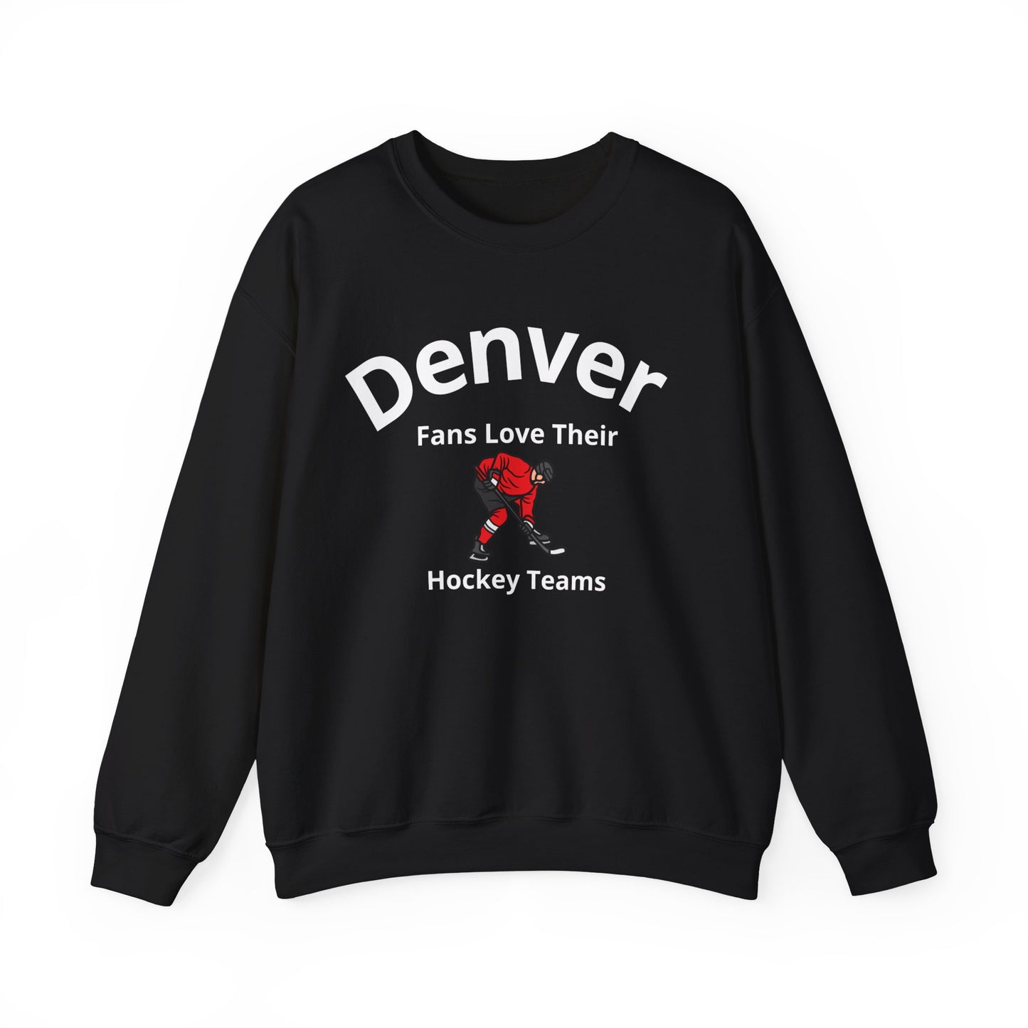 Denver Hockey Fan Sweatshirt -Unisex Heavy Blend™ Crewneck