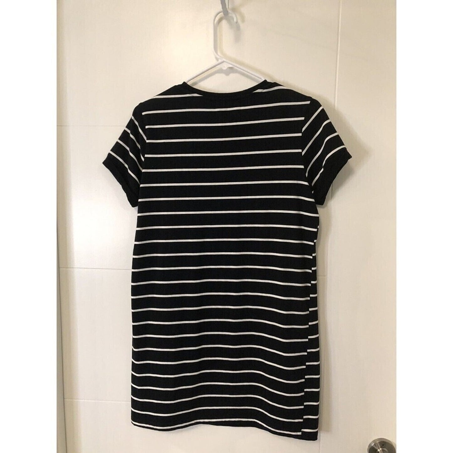 Lulu’s Dress XS Black / White Striped Shirt Dress - Cute Comfy!!!