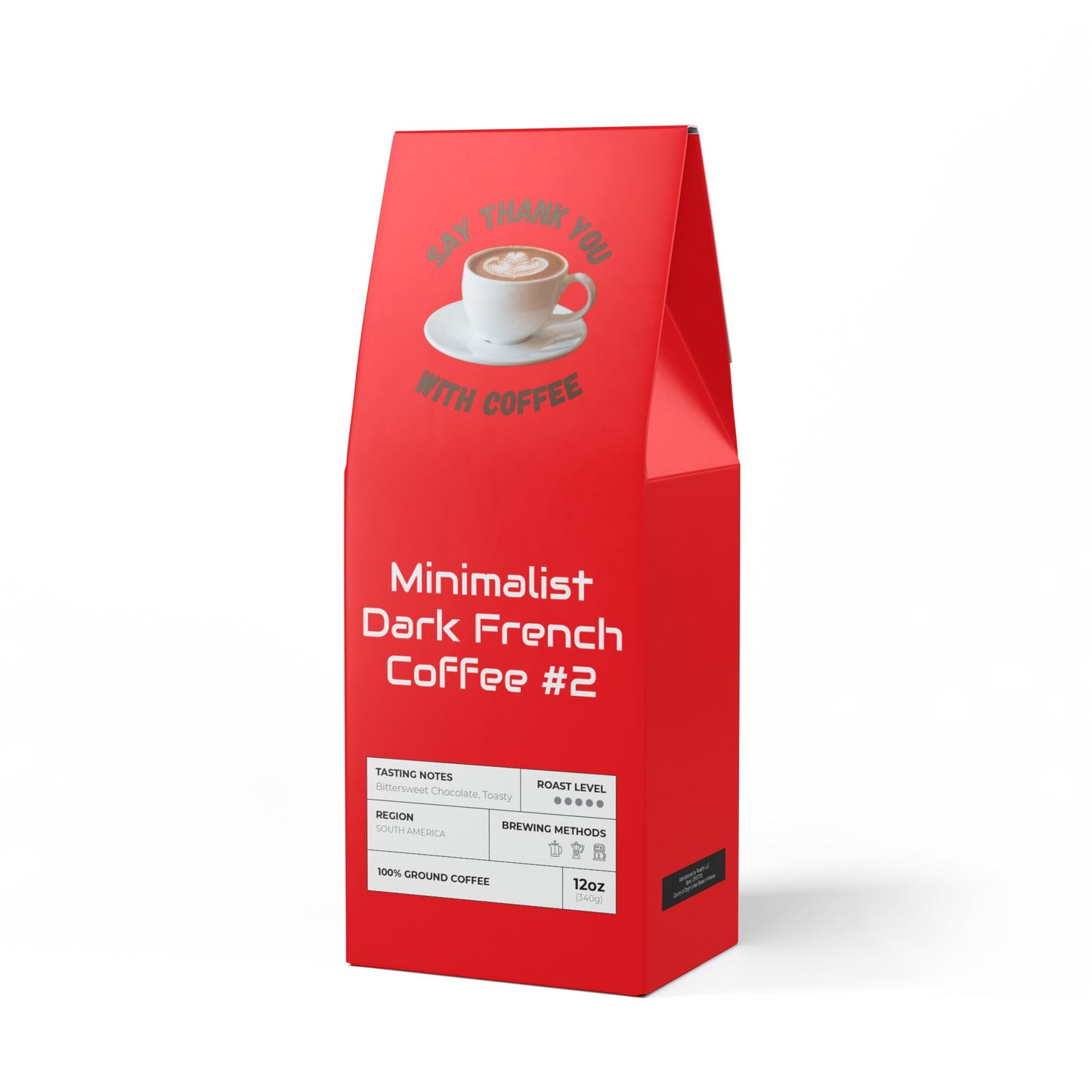 Minimalist Coffee French Dark Roast Blend #2 I Morning Coffee Spark I Ground or Beans