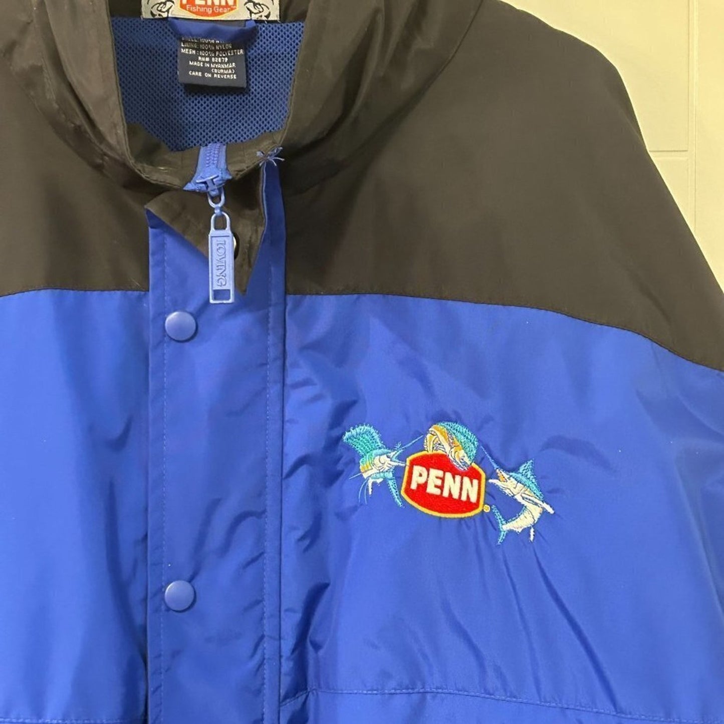 Penn Fishing Gear Men's Size XL Weather Gear Hooded, Water Resistant Nylon #HB