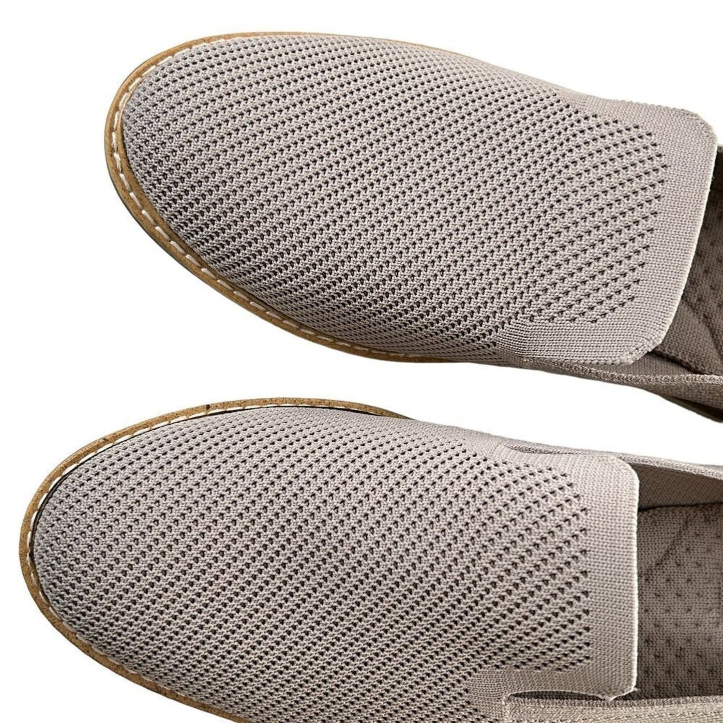 Me Too Women's Aris Slip-ons Size 8.5M Bisque, 0.5" heel Tread Sole. #SR1496