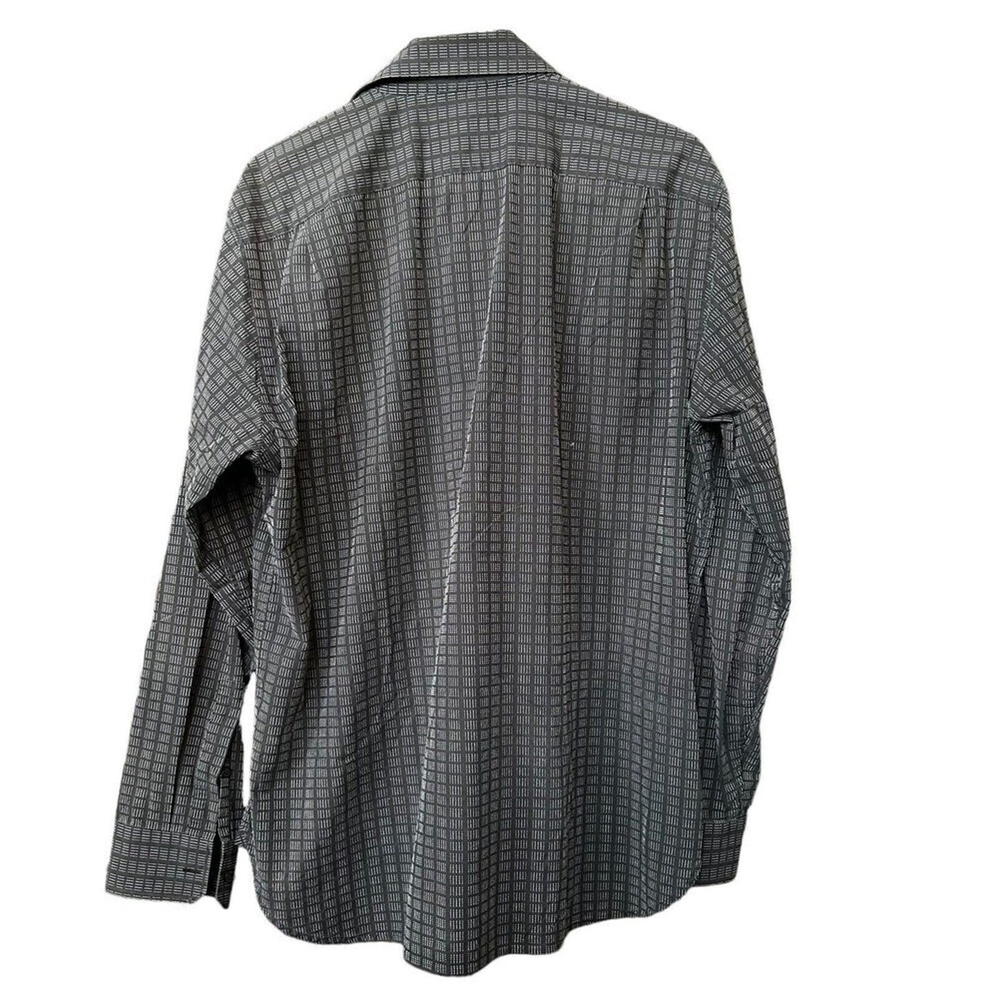 Michael Kors Men's Shirt Long Sleeve Button Up Dark Gray Size L #J1306