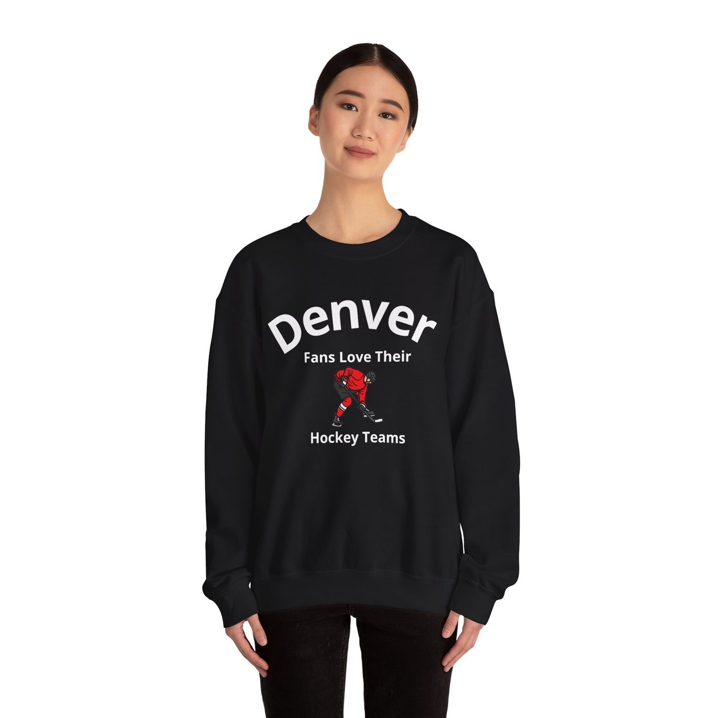 Denver Hockey Fan Sweatshirt -Unisex Heavy Blend™ Crewneck