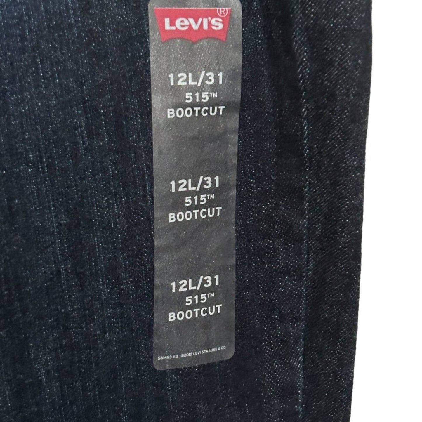 Levi's 515 Boot Cut Jeans Women's Size 34 x 31 Mid Rise Med. Blue NWT