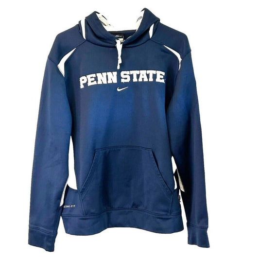 Penn State Nike Therma-FCenter Swoosh Hoodie Navy Size M, See in Description #HST