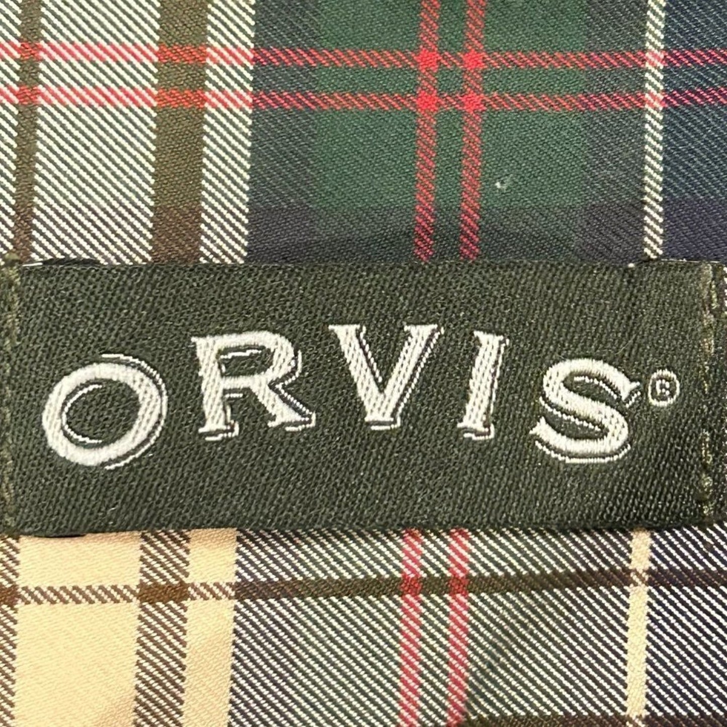 ORVIS SIGNATURE TWILL Mens Button Up Long Sl. Shirt Quality Cotton SZ XL #L1375