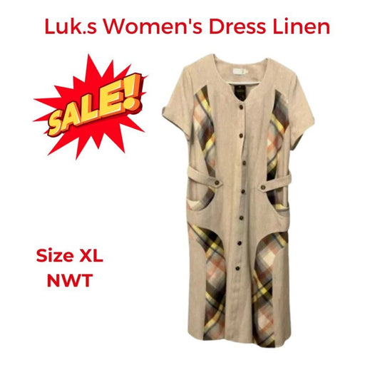 Luk.s Women's Dress Linen Size 52 (US XL) NWT - New With Tags